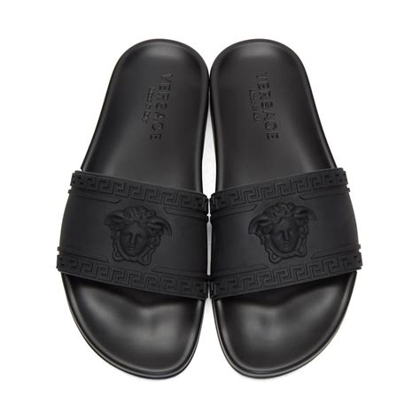 versace slides mens sale|versace mules for men.